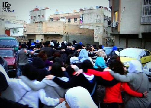 November 2012 rally in Damascus