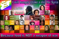 Syrian solidarity hunger strike