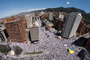 April 9 peace march from above