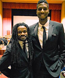 Rev. Sekou and Anthony Grimes at the FOR Centennial. (Photo: Matthew Meyers)