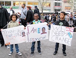 Rally for Trayvon, New York City, March 21, 2012